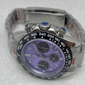 Nuevo Reloj Cronógrafo de Cuarzo para Hombre de 39 mm con Movimiento VK63 y Caja de Acero Sólido - Product Image 4