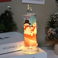 Bougies LED Sans Flamme Couleurs Assorties, Bougies Pilier LED Scintillantes, Bougies à Piles pour Décorations d'Intérieur et d'Extérieur de Noël