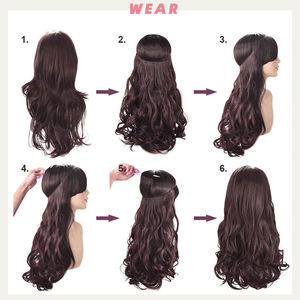 Extensiones de <span class=keywords><strong>Cabello</strong></span> Halo sin Procesar, Color Marrón con Reflejos Dorados, Invisibles, Ajustables, de una Sola Pieza, sin Daños, <span class=keywords><strong>Cabello</strong></span> Humano para <span class=keywords><strong>Mujer</strong></span> - Product Image 6