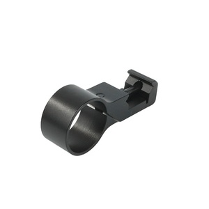 Lightweight Offset Side Mount <b>Bracket</b> 25.4mm 34g Aluminum Alloy 20/21mm Base Matte <b>Black</b> Flashlight and Optics Holder - Product Image 3