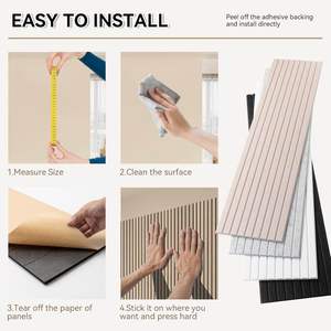 Sợi polyester lớn cảm thấy bức tường bảng cách âm được sử dụng như tấm tường trang trí cách âm cho văn phòng. - Product Image 2