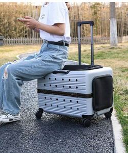 กรงสัตว์เลี้ยงแบบมีล้อลาก,กรงสัตว์เลี้ยงหรูหราแบบใหม่ปี2021 - Product Image 4