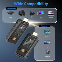 Extensor Inalámbrico HDMI de Alta Calidad de 300 m, 1080p, 1 Transmisor a 4 Receptores, Transmisor y Receptor HDMI, Inalámbrico 1080p para Proyector