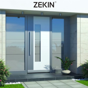 ประตูอลูมิเนียมอัลลอยด์กันขโมย ZEKIN DOOR ดีไซน์มินิมอล สำหรับสวน บ้านพักตากอากาศ อพาร์ทเมนต์ และห้องโถง - Product Image 2