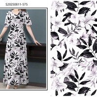 Tissu de danse Pipa en rayonne viscose 100% imprimé numériquement, de qualité supérieure et à prix abordable, pour robes