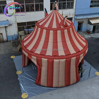 Tente de cirque gonflable géante à succès, modèle d'activité, tente de camping gonflable d'extérieur