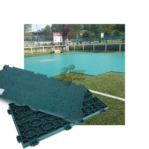 Baldosas deportivas de servicio medio de calidad superior Diseño de agujero único Material PP para drenaje de agua rápido Lokang Sports - Product Image 1