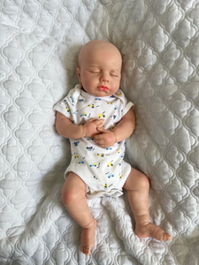 Muñeca Reborn <span class=keywords><strong>Loulou</strong></span> de 18 Pulgadas y 2750G, Pintada a Mano, Completamente de Silicona Sólida, Muñeca Reborn Hecha a Mano - Product Image 4