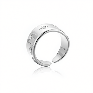 Anillo de Moda Amy Amy A3410, Anillo de Cóctel Chapado en Plata 925, Diseño de Constelación, Circonita Cúbica, para Uso Diario, Regalo - Product Image 3