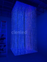 Écran LED holographique 3D P83, bande lumineuse à pixels LED, effets de flash, lumières pour événements, équipement de production