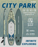 2026 ITAOSTAR Planche de Stand Up Paddle Gonflable Portable 12'x35"x6" à 5 ailerons, Nouveau Design, PVC/Composite/PE/EVA, 19.5KG, Lacs et Rivières