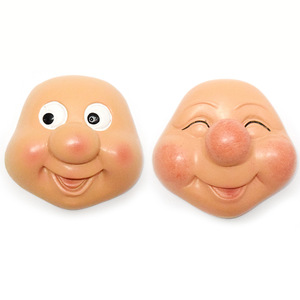 Muñeco de Resina de <span class=keywords><strong>Santa</strong></span> Claus con Nariz de Payaso, Adorno Hecho a Mano con Cara de Enano, Decoración Festiva, Marca BONITA - Product Image 1