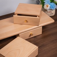 Support de Moniteur de Bureau en Bois de Hêtre OMEN avec Support Cervical, Conception Flexible, Rehausseur d'Écran et Étagère de Rangement pour Bureau
