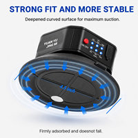 Support de caméra à ventouse électrique OEM 4,5 pouces avec adaptateur de vis 1/4 3/8, longue autonomie de la batterie, fixation rapide pour voiture, vélo, toit