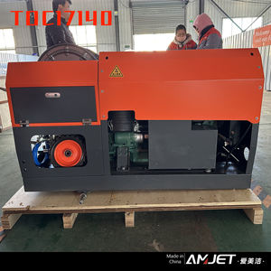 AMJET <span class=keywords><strong>Bon</strong></span> <span class=keywords><strong>rapport</strong></span> <span class=keywords><strong>qualité</strong></span>-<span class=keywords><strong>prix</strong></span> 4350psi 16gpm Refroidissement par air Refroidissement par jet d'eau haute pression Machine de nettoyage des égouts Nettoyeur de drains - Product Image 4