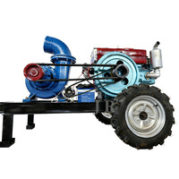 Pompe à eau industrielle, moteur diesel, centrifuge, irrigation, pompe à eau agricole, machine à pompe à eau diesel, pompe d'irrigation diesel