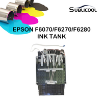 SUBLICOOL Piezas de Impresora de Segunda Mano Desmontadas, Soporte de Circuito Integrado para Impresora, Tanque de Tinta para Impresoras Epson F6070 F6270 F6280