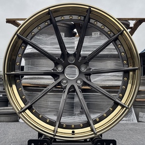 Alta qualità Custom PCD 5x112 5x120 materiale in alluminio <span class=keywords><strong>2</strong></span> o 3 pezzi ruote forgiate 18 19 20 <span class=keywords><strong>21</strong></span> 22 24 pollici cerchi in lega auto forgiati - Product Image 3