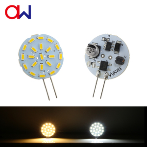 Ampoule LED G4 AC DC 12V 2W, carte PCB ronde, mini lampe G4 sans boîtier pour éclairage d'armoire, camping-car, bateau - Product Image 5