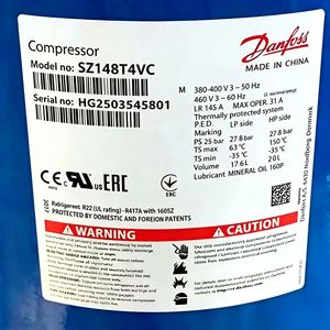 Pièces détachées pour compresseur scroll Danfoss SZ161T4VC SM161T4VC SZ148T4VC SM148T4VC Réfrigération industrielle - Product Image 2