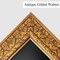 Cadre TV en noyer doré antique Compatible UNIQUEMENT avec Samsung the Frame TV et Pro Antique Gilded Walnut