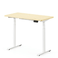Bureau de travail électrique réglable en hauteur pour ordinateur, poste de travail moderne ergonomique pour la maison, table d'étude assis-debout