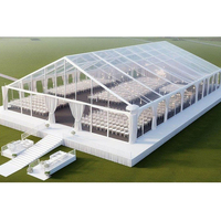 Transparent grand 100 300 500 personnes tente en plein air chine aluminium fête mariage chapiteau tentes d'événement pour les événements