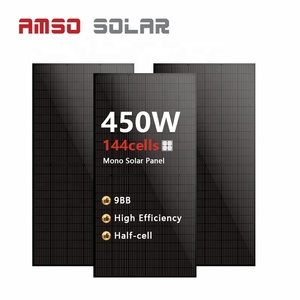Panneaux solaires personnalisés avec votre propre logo, mono, demi-cellules, 400w 450w 500w 550w 600w 700w, panneau solaire AS700S9 - Product Image 2