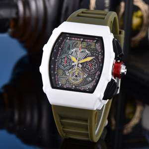 Reloj de Pulsera Cuadrado de Diseño Moderno para Hombre, de Aleación de Lujo, Simple, de Buena Calidad, con Correa Colorida Arcoíris, Estilo Informal, para Negocios, Hip Hop - Product Image 3