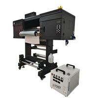 Impresora DTF A1 de 60 cm con cabezal I3200 para impresión de película de transferencia en frío, máquina de impresión de camisetas, impresora DTF UV rollo a rollo