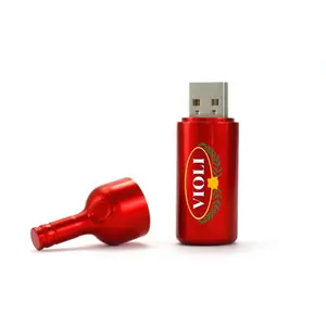 Promotion high speed pen drive 1tb custom logo micro usb 2GB 8Gb direct selling memory flash bottle shape usb flash 256gb