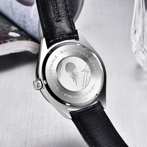 <span class=keywords><strong>Pagani</strong></span> นาฬิกาควอทซ์สำหรับผู้ชาย, ดีไซน์1689ใหม่นาฬิกาหรูกระจกแซฟไฟร์นาฬิกาหนังกันน้ำ200ม. - Product Image 6