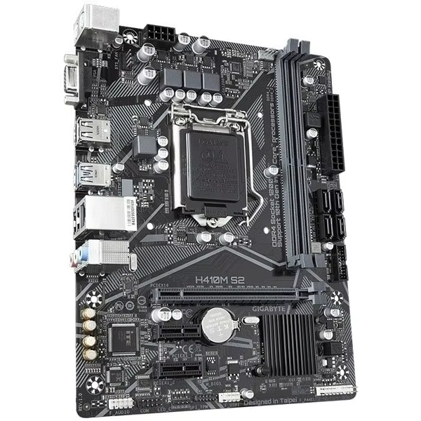 Gigabyte H410M-S2 Motherboard Good Condition Original GA H410 10th Generation Intel I7 I5 I3 LGA 1200 DDR4 64GB Desktop New ATX