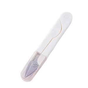 Embroidery Scissors Stainless Steel Spring-loaded With Lid Portable For Sewing Cross Stitch - Product Image 3