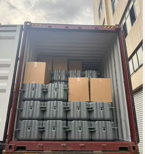 Hochwertige HDPE-Ponton-Bootsanlegestelle Schwimmende Dockplattform Meeresplattform 500*500*400mm Blau/Orange/Grau Pontonschwimmer - Product Image 5