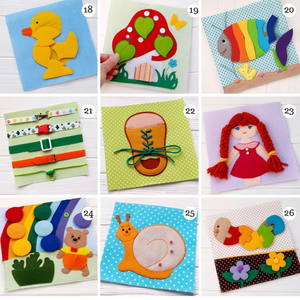 <span class=keywords><strong>Il</strong></span> <span class=keywords><strong>mio</strong></span> primo libro di fattoria per i più piccoli di 2-5 anni attività di educazione precoce occupato libro con pagine di feltro tranquillo giocattoli educativi per bambini - Product Image 4