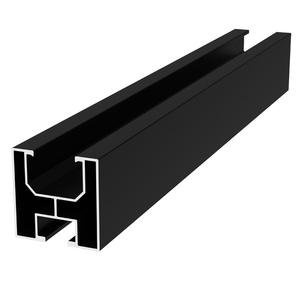Rails solaires Trip Solar TP-R08B en aluminium anodisé noir AL6005-T5 pour l'installation de panneaux solaires, certifiés CE, durée de vie de 25 ans, montage - Product Image 1
