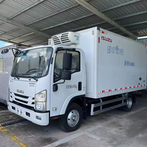 รถบรรทุกอีซูซุ KV100 แบบมีตู้บรรทุกสินค้า ขับเคลื่อน 4x2 รถบรรทุกขนาดเล็ก เครื่องยนต์ดีเซล รถบรรทุกอีซูซุขนาดเล็ก รถบรรทุกตู้เย็นขนาดเล็ก ราคาถูกสำหรับขาย - Product Image 1