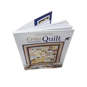 Version française : Créez votre propre couette – <span class=keywords><strong>Livre</strong></span> <span class=keywords><strong>de</strong></span> tutoriel <span class=keywords><strong>de</strong></span> <span class=keywords><strong>couture</strong></span> appliqué étape par étape avec papier d'art et couverture souple pour débutants - Product Image 1