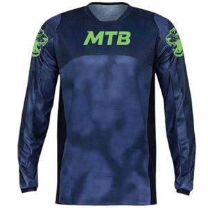 Nueva <span class=keywords><strong>Camiseta</strong></span> de Ciclismo de Montaña Ligera de Poliéster de Secado Rápido, Manga Larga, para Hombre y Mujer, para Descenso, Motocross, Verano - Product Image 3