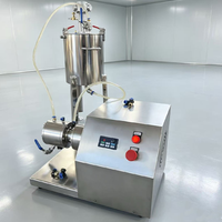 Ensemble complet de moulin à sable horizontal et de mélangeur de réservoir de laboratoire pour le brassage de boues et le broyage humide ultrafin