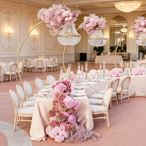 Arco de Boda Metálico Dorado BJ260037 de Luckygoods, Soporte de Hierro Curvo con Marco Floral <span class=keywords><strong>para</strong></span> Decoración de Entrada de Ceremonia de Boda - Product Image 6