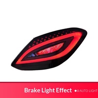 Pour Mercedes-Benz Classe C 2015-2021, Ensemble de feux arrière rouges OLIVER W205, Feux de circulation LED modifiés Devil Eye, Clignotants séquentiels