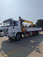 Grue montée sur camion SHACMAN 6x4 avec flèche télescopique de 12T