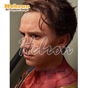 Escultura <span class=keywords><strong>de</strong></span> busto <span class=keywords><strong>de</strong></span> Spider-Man <span class=keywords><strong>de</strong></span> alta calidad, muy vendida, modelo <span class=keywords><strong>de</strong></span> 72 cm <span class=keywords><strong>de</strong></span> altura, <span class=keywords><strong>cabeza</strong></span> <span class=keywords><strong>de</strong></span> silicona, escultura coleccionable para exhibición. - Product Image 3