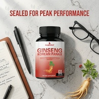 Aeglewell Capsules de Ginseng Coréen Panax pour Soutenir la Concentration Mentale, les Performances Cognitives et la Santé du Système Immunitaire