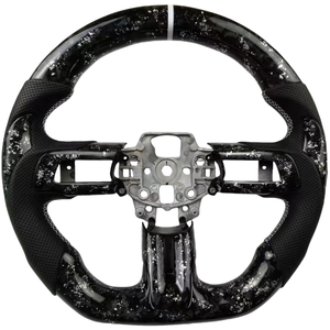 พวงมาลัยรถยนต์คาร์บอนไฟเบอร์แบบดัดแปลงสำหรับฟอร์ด มัสแตง S550 350 500 คูเป้ ปี 2015 2017 2018 2019 2021 2022 2023 อะไหล่รถยนต์ - Product Image 1