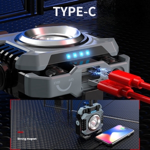 Đèn làm việc Wason New 1800 lumen cao cấp, điều chỉnh độ sáng không cấp độ, đèn LED COB+TG3 kép, sạc từ tính, tích hợp đèn chiếu điểm và đèn pha - Product Image 5