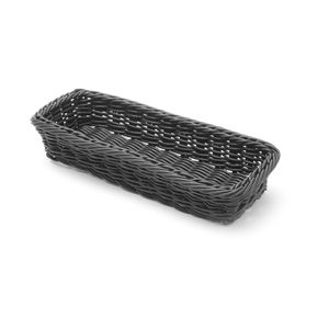 Panier à couverts HENDI noir 270x100x(H)45mm, tiroirs élégants pour le rangement de cuisine - Product Image 1