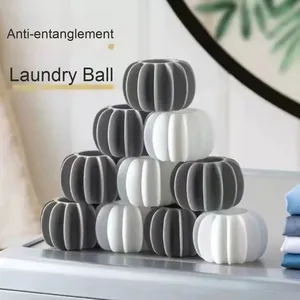 Balle de séchage réutilisable anti-emmêlement pour lave-linge et sèche-linge, protection plastique domestique pour le lavage et le nettoyage - Product Image 2
